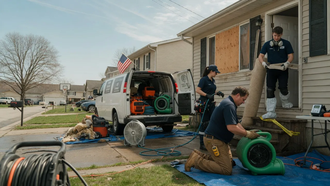 Water Damage Restoration in Lyons, KS near me